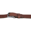 image:imageCarhartt Mens Durable Full Grain Saddle Leather Classic Belts WRugged Antique Nickel HardwareRed Brown