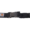 image:imageCarhartt Mens Durable Nylon Webbing Belts Wa Slim Profile DesignRugged Flex Black