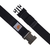 image:imageCarhartt Mens Durable Nylon Webbing Belts Wa Slim Profile DesignRugged Flex Black