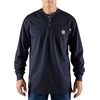 image:imageCarhartt Mens FR Force Dearborn Loose LS HenleyDark Navy