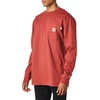 image:imageCarhartt Mens FR Force Dearborn Loose LS TShirtDark Barn Red