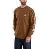 image:imageCarhartt Mens FR Force Irvine Loose LS Logo TShirtOiled Walnut Heather