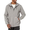 image:imageCarhartt Mens FR Force Marquette Full Zip SweatshirtGranite Heather