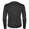 image:imageCarhartt Mens Force Midweight SyntheticMerino Wool Blend Base Layer Crewneck Pocket TopBlack Heather