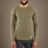 image:imageCarhartt Mens Force Midweight SyntheticMerino Wool Blend Base Layer Crewneck Pocket TopDeep Burnt Olive