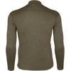 image:imageCarhartt Mens Force Midweight SyntheticMerino Wool Blend Base Layer QuarterZip Pocket TopBurnt Olive Heather