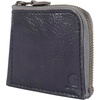 image:imageCarhartt Mens Full Grain Patina Leather Wallets Bifold and Front Pocket OptionsBlack Zipper