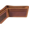 image:imageCarhartt Mens Full Grain Patina Leather Wallets Bifold and Front Pocket OptionsBrown Bifold