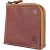 image:imageCarhartt Mens Full Grain Patina Leather Wallets Bifold and Front Pocket OptionsBrown Zipper