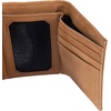 image:imageCarhartt Mens Full Grain Saddle Leather Wallets RFID Blocking Bifold Trifold and Front Pocket Options Gifts for MenCarhartt Brown Trifold