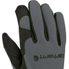image:imageCarhartt Mens GD0794M High Dexterity Open Cuff GloveGrey