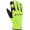 image:imageCarhartt Mens GD0794M High Dexterity Open Cuff GloveHigh Vis Lime