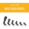 image:imageCarhartt Mens Heavyweight Wool Blend Boot SockHeather Grey Cream