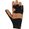 image:imageCarhartt Mens High Dexterity Reinforced Secure Cuff GloveBlack Barley