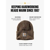 image:imageCarhartt Mens Iconic A18 Watch Cap BeanieDark BrownSandstone