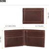 image:imageCarhartt Mens Leather Triple Stitch Wallet Durable FullGrain Leather Bifold Trifold amp Rodeo Styles Gifts for MenBrown Passcase