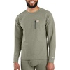 image:imageCarhartt Mens MBL110 Base Force Heavyweight Base Layer CrewBurnt Olive Heather