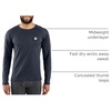 image:imageCarhartt Mens MBL110 Base Force Heavyweight Base Layer CrewNavy Heather