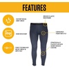 image:imageCarhartt Mens MBL115 Base Force Midweight Base Layer Classic BottomBlack