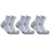 image:imageCarhartt Mens Midweight Cotton Blend Quarter Sock 3 PackGrey