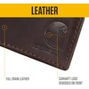 image:imageCarhartt Mens Oil Tan Leather Wallet Front Pocket Passcase amp Trifold Designs LongLasting Construction Gifts for MenBifold