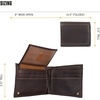 image:imageCarhartt Mens Pebble Leather Full Grain Leather Wallets Durable Design Multiple Card Slots Gifts for MenBrown Bifold