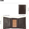 image:imageCarhartt Mens Pebble Leather Full Grain Leather Wallets Durable Design Multiple Card Slots Gifts for MenBrown Trifold