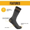 image:imageCarhartt Mens SB7742M Heavyweight SyntheticWool Blend Boot Sock 2PackBlack