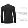image:imageCarhartt Mens UL0171M Force Lightweight Stretch Grid Base Layer CrewnBlack