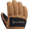 image:imageCarhartt Mens Waterproof Insulated Knit Cuff GloveBrownBlack