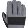 image:imageCarhartt Mens Waterproof Insulated Knit Cuff GloveDark GreyBlack