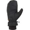 image:imageCarhartt Mens Waterproof Insulated Knit Cuff MittenBlackGrey