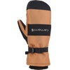 image:imageCarhartt Mens Waterproof Insulated Knit Cuff MittenBrownBlack