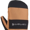 image:imageCarhartt Mens Waterproof Insulated Knit Cuff MittenBrownBlack