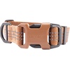 image:imageCarhartt Nylon Dog Collar Black M  Webbing Fully Adjustable with Durable Side Release Buckle and Reflective StitchingCarhartt Brown