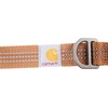 image:imageCarhartt Nylon Dog Collar Black M  Webbing Fully Adjustable with Durable Side Release Buckle and Reflective StitchingCarhartt Brown