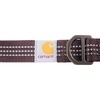 image:imageCarhartt Nylon Dog Collar Black M  Webbing Fully Adjustable with Durable Side Release Buckle and Reflective StitchingDeep Wine