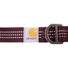 image:imageCarhartt Nylon Dog Collar Black M  Webbing Fully Adjustable with Durable Side Release Buckle and Reflective StitchingPort