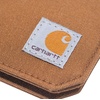 image:imageCarhartt Nylon Duck Bifold Wallet Carhartt Brown  Mens 700D Wallets RFIDBlocking with Trifold and Front Pocket OptionsCarhartt Brown Bifold