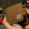 image:imageCarhartt Nylon Duck Bifold Wallet Carhartt Brown  Mens 700D Wallets RFIDBlocking with Trifold and Front Pocket OptionsCarhartt Brown Bifold