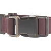 image:imageCarhartt Nylon Duck Blanket Stripe Dog Collar BrownStripe M  Pet Fully Adjustable Webbing Collars for Dogs Reflective Stitching for VisibilityDeep Wine Nylon Canvas  Webbing