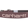 image:imageCarhartt Nylon Duck Blanket Stripe Dog Collar BrownStripe M  Pet Fully Adjustable Webbing Collars for Dogs Reflective Stitching for VisibilityDeep Wine Nylon Canvas  Webbing