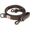 image:imageCarhartt Nylon Duck Blanket Stripe Dog Leash BrownBlanket Stripe  Pet Durable Leashes for Dogs Reflective Stitching for VisibilityDuck Camo Tarmac Nylon Canvas  Webbing