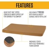 image:imageCarhartt Nylon Duck Dog Kennel Pad Carhartt Brown XL  Durable Washable Nylon Canvas Pads for Dogs Kennel Pad X LargeCarhartt Brown