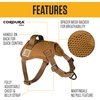 image:imageCarhartt Nylon Duck No Pull Dog Harness Carhartt Brown L  Fully Adjustable Dog Harness with Quick Control Handle and Reflective AccentsDeep Wine