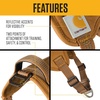 image:imageCarhartt Nylon Duck No Pull Dog Harness Carhartt Brown L  Fully Adjustable Dog Harness with Quick Control Handle and Reflective AccentsHarbor Teal