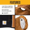 image:imageCarhartt Nylon Rain Dog Jacket Carhartt BrownBlack L  Durable with Waterproof Storm Defender Material and Adjustable Straps BrownXLarge