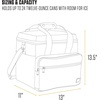 image:imageCarhartt Thick Foam Fully Insulated Cold Front Coolers Premium Ice Retention Durable Water Resistant Material WFront Zippered PocketBluestone