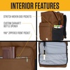 image:imageCarhartt Thick Foam Fully Insulated Cold Front Coolers Premium Ice Retention Durable Water Resistant Material WFront Zippered PocketOiled Walnut