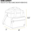 image:imageCarhartt Thick Foam Fully Insulated Cold Front Coolers Premium Ice Retention Durable Water Resistant Material WFront Zippered PocketTarmac
